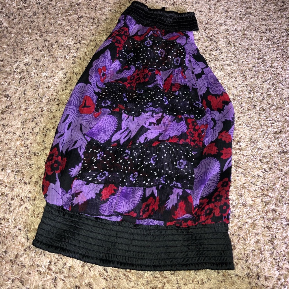 Multi designed halter top